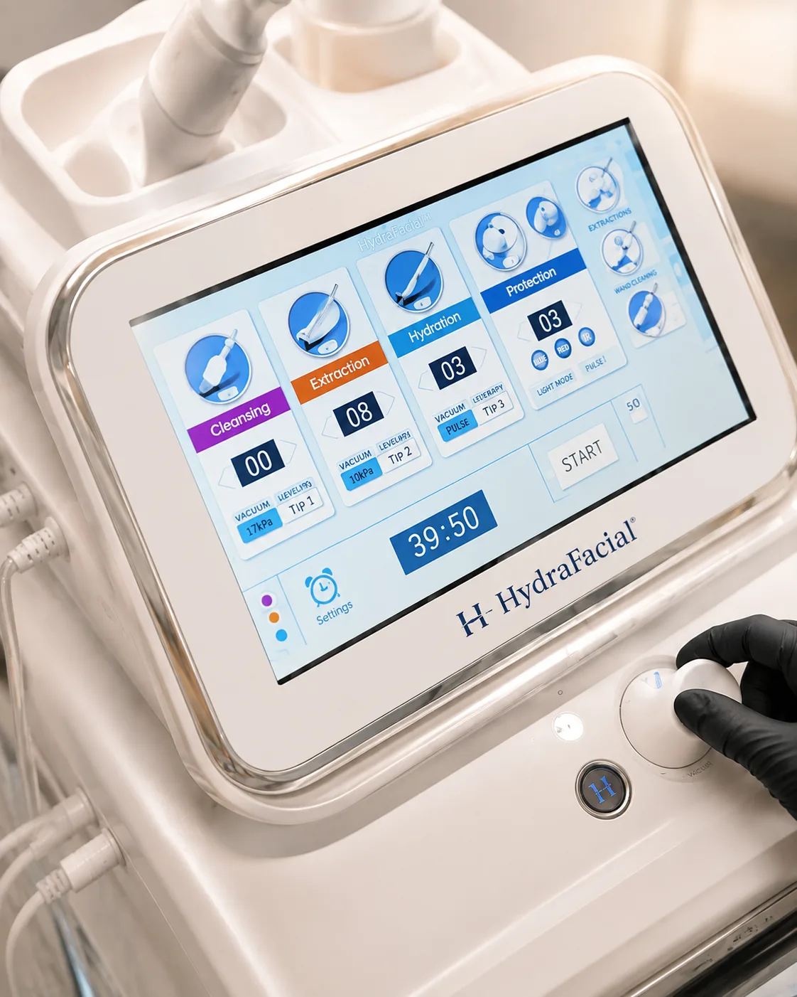 HydraFacial equipment at Skinovation Aesthetics